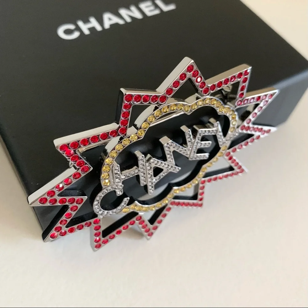 Chanel Large Bam Pow 💥 Brooch pin - Picture 15 of 16